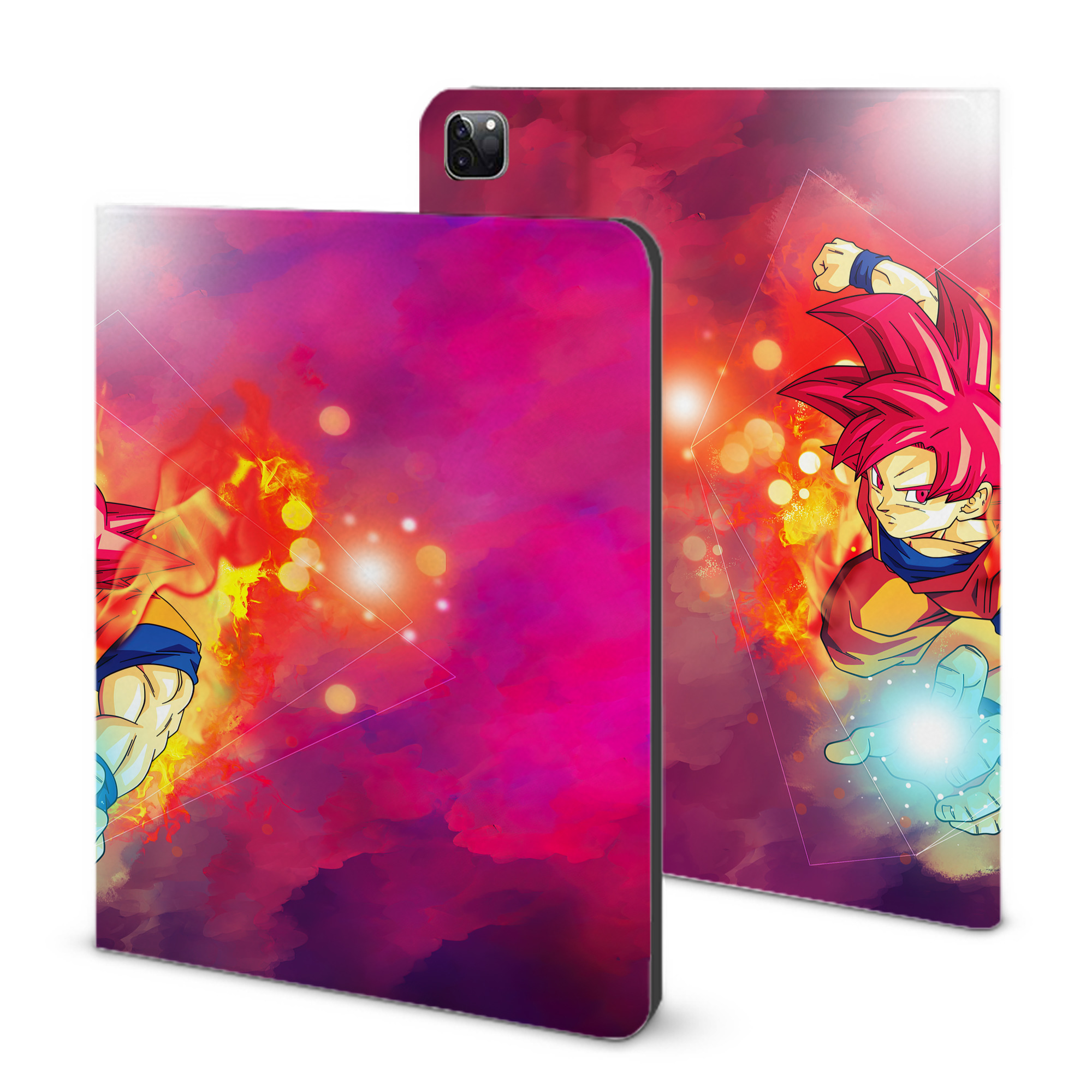 （画像用） ドラゴンボール DRAGON BALL IPad ケース ブック型 PUレザー TPU 耐衝撃 軽量 薄型 ペン収納なし 全面保護 IPad 各モデル対応